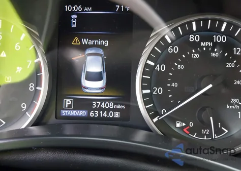 2019 Infiniti Q50 3.0T Luxe z USA, uszkodzony, nr VIN JN1EV7ARXKM552133